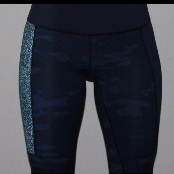 Lululemon Wunder Under Pant *Full-On Luon (Sashiko) Kanoko Twist Inkwell - Picture 11 of 11